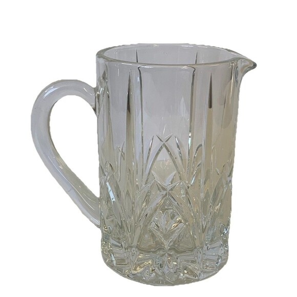 WATERFORD (Marquis) ~ Lead Crystal 32 oz. Handled PITCHER-JUG Wedding Gift - Picture 1 of 12